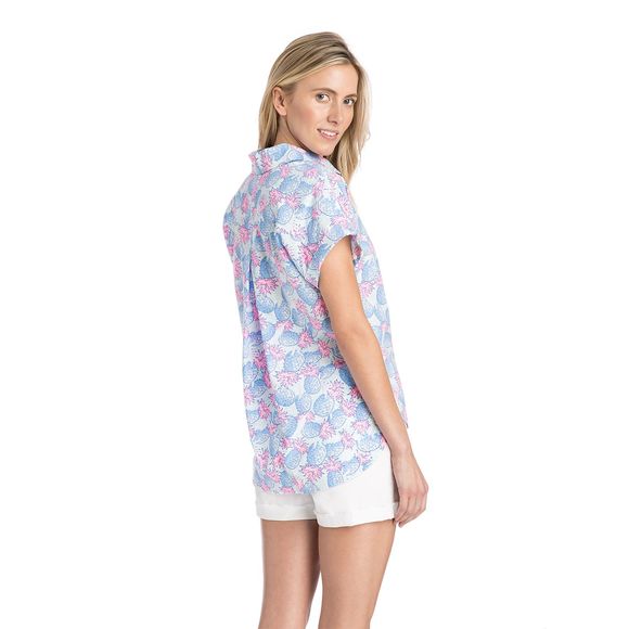 Pineapple Printed Popover - Picture 4 of 4